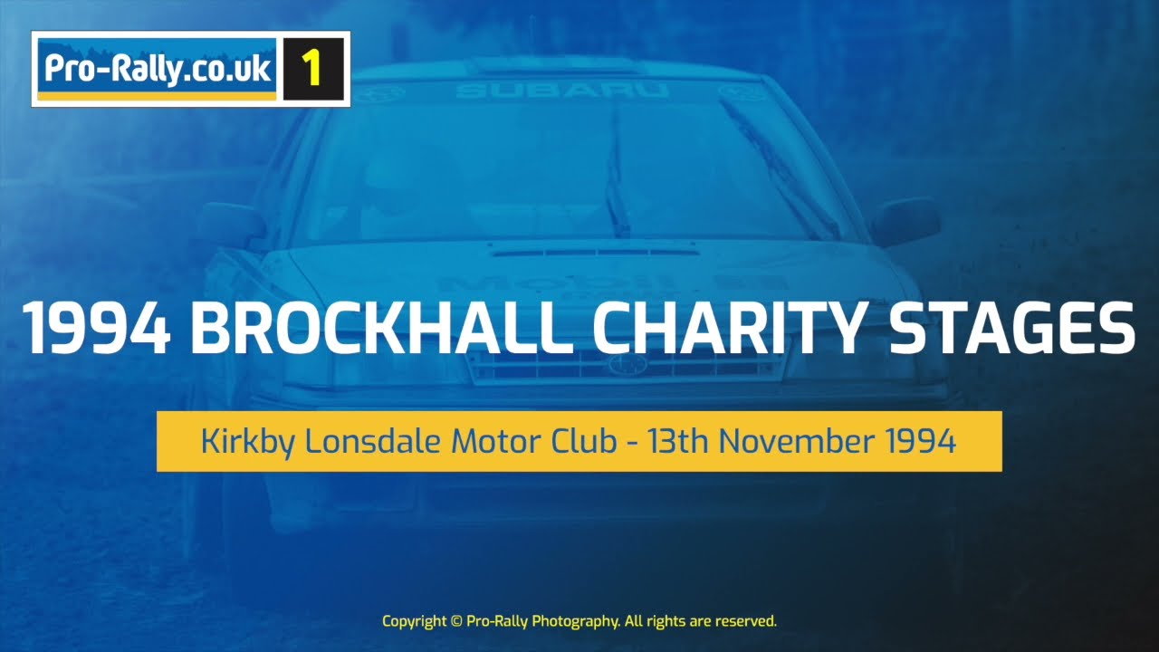 1994 Brockhall Charity Stages Rally