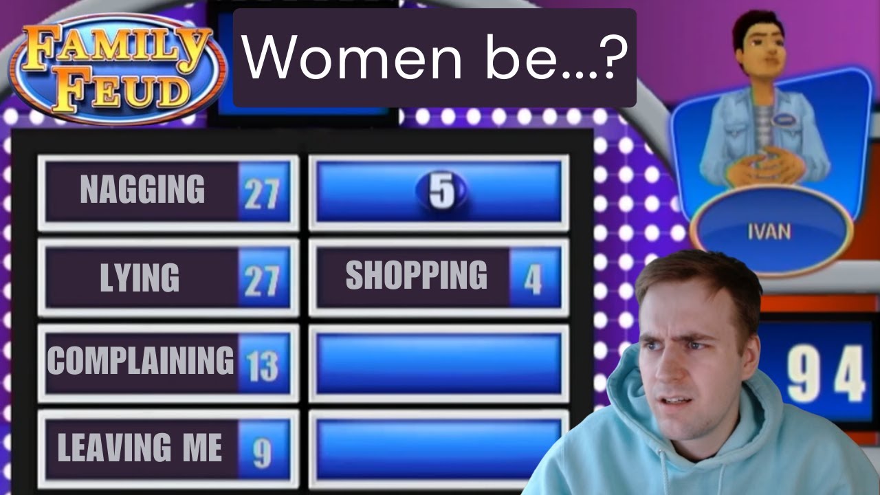 This Game Is Sexist?! (Family Feud with @caralime)