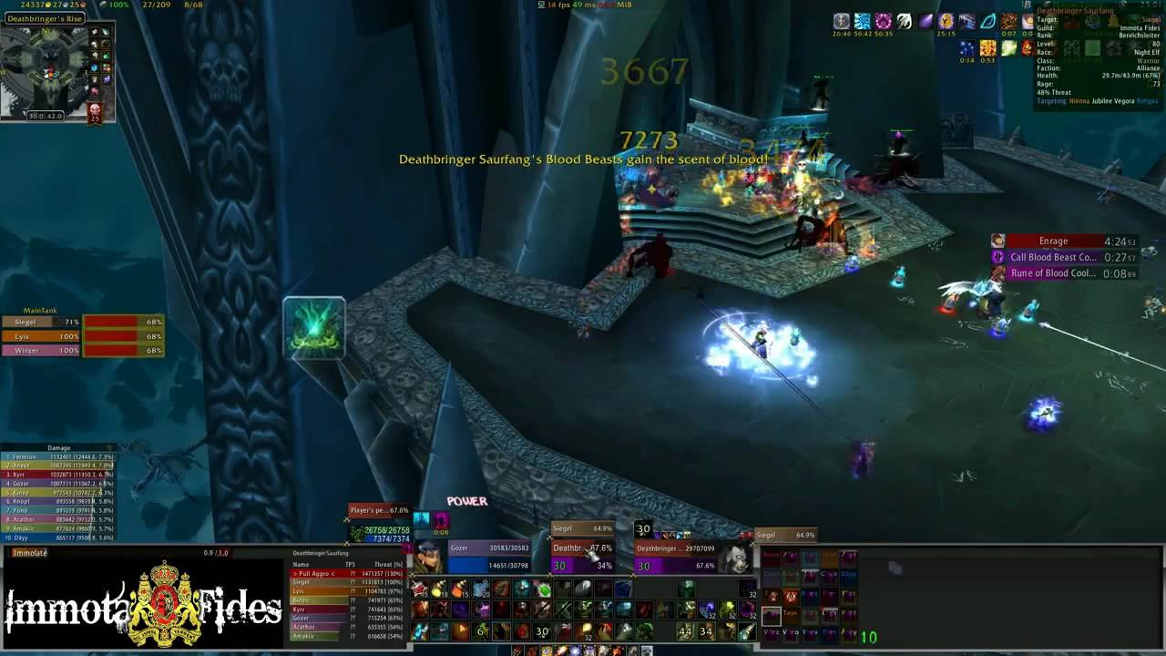 Immota Fides vs Deathbringer Saurfang HM