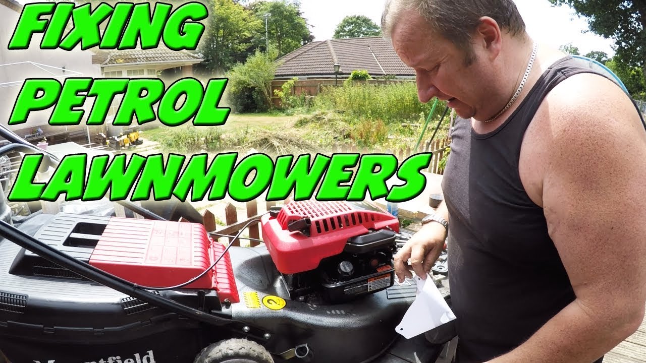 Hot Sun And Lawnmower Fun | Fixing Petrol Lawnmowers