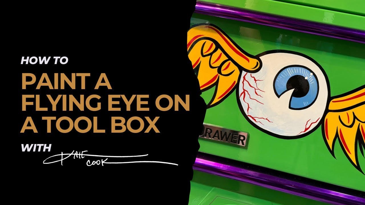 How to Paint a Traditional “Von Dutch” Flying Eyeball