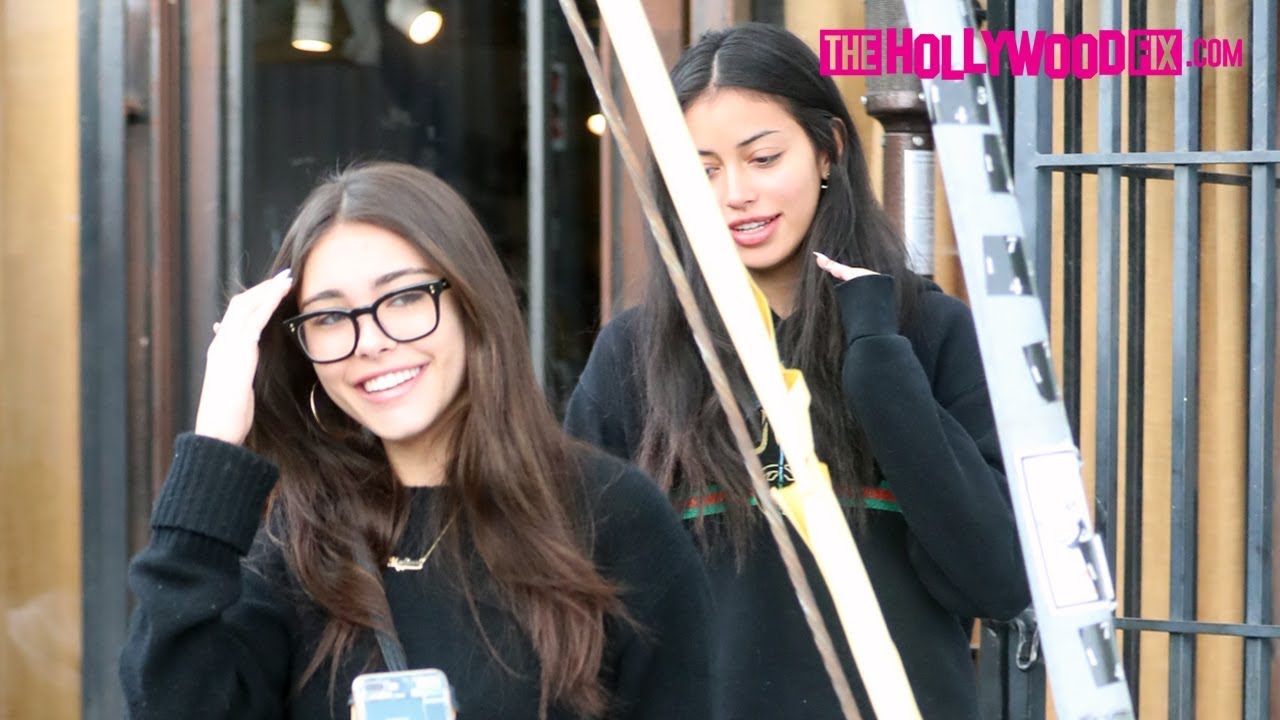 Madison Beer & Cindy Kimberly Gossip & Girl Talk Over Lunch At Alfred's On Melrose Place 12.31.18