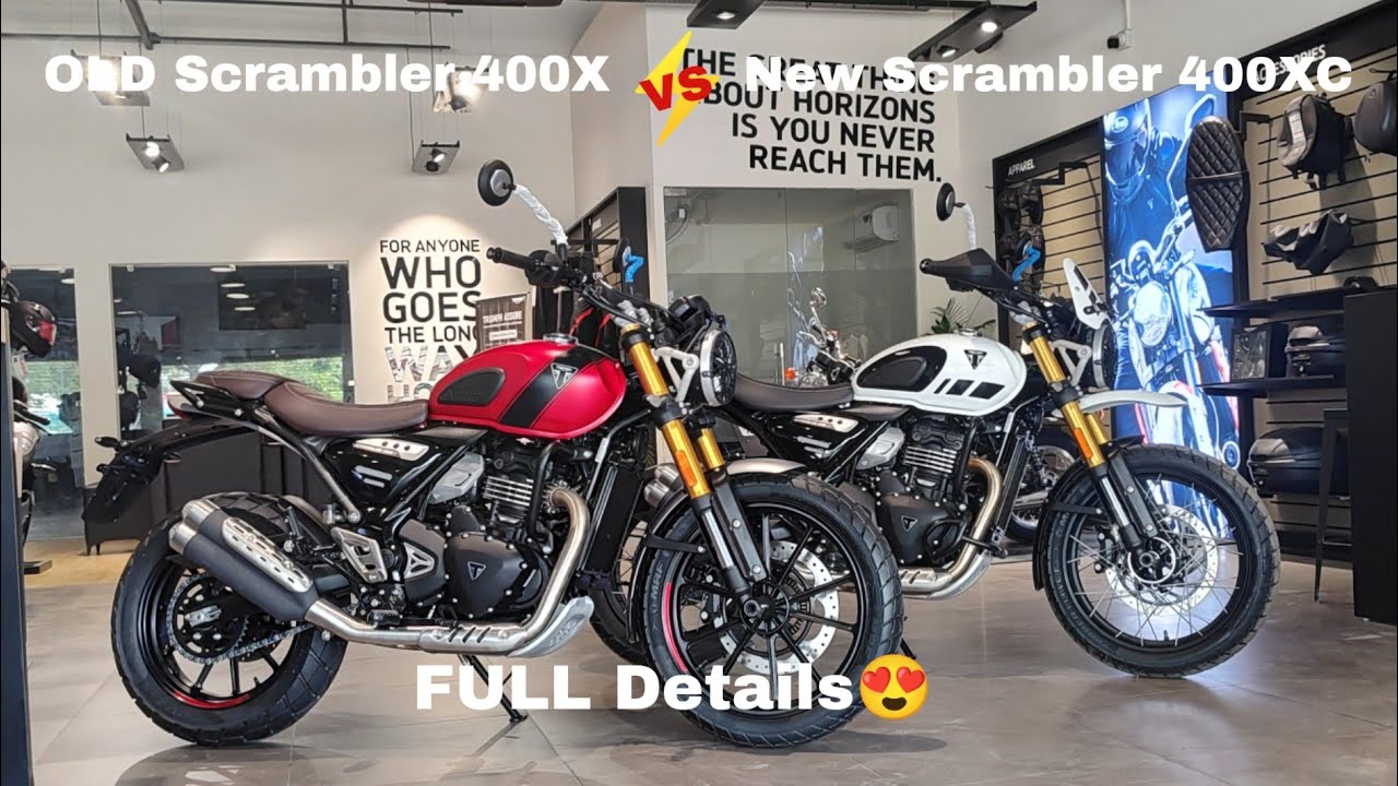Old Scrambler 400X VS New Scrambler 400XC Full details Walkround😍// What's Difference ?//