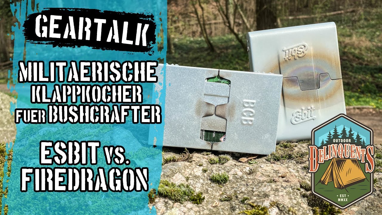 Geartalk: Militärische Klappkocher für Bushcrafter🪖Esbit vs BCB Fire Dragon 🐉 Ein Vergleichstest...🔥