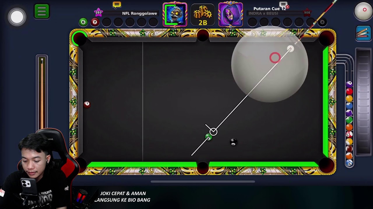 8 Ball Pool OSAKA 200M😱😎