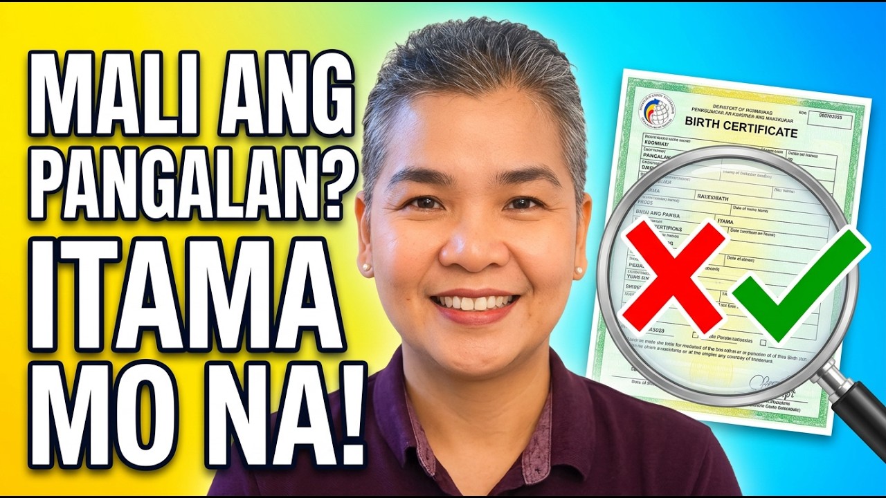 PSA Birth Certificate Correction: Paano Itama ang Iyong Pangalan o Maling Entry? #birthcertificate
