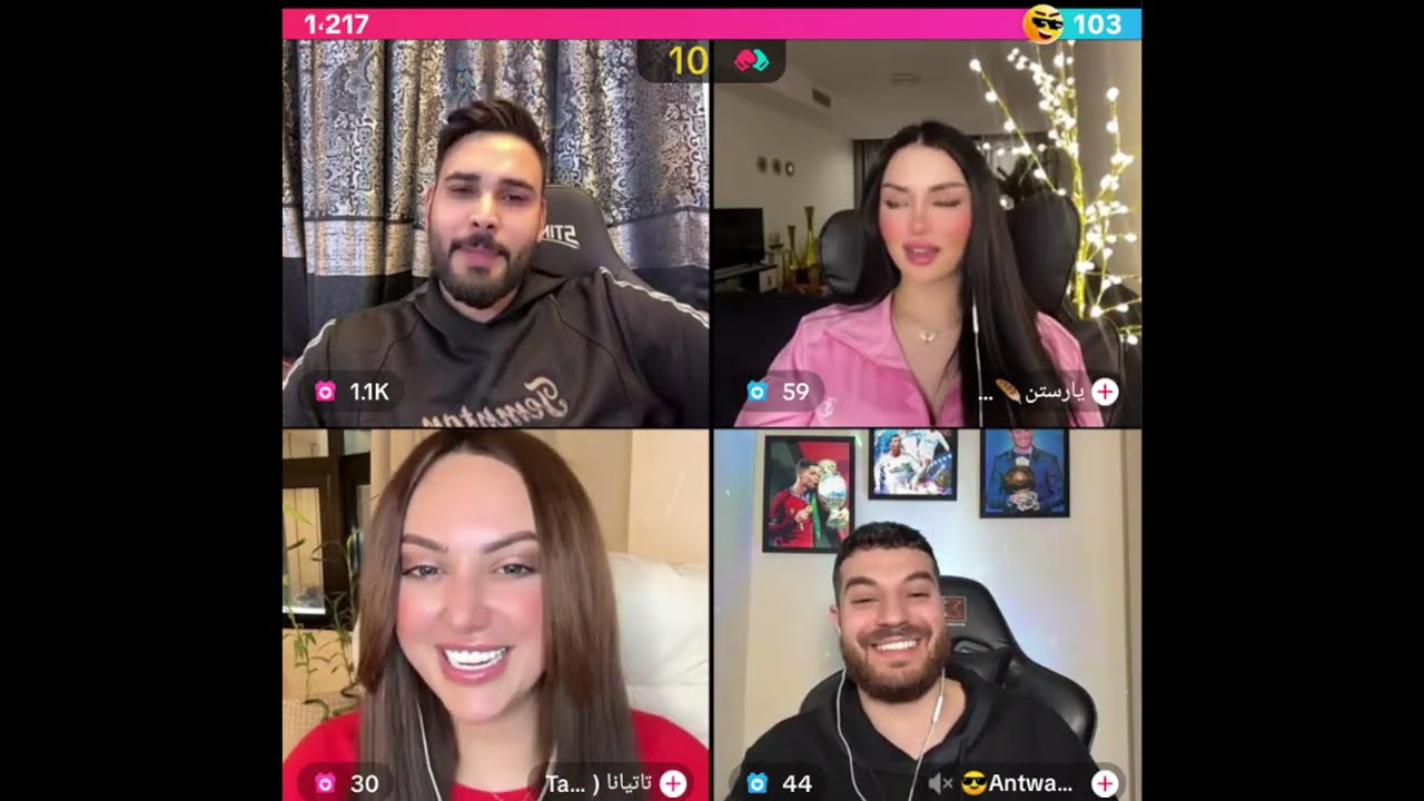 محمود المكسيكي كيستات روباعي حماسي مع تاتيانا و يارستن و ابو عراق