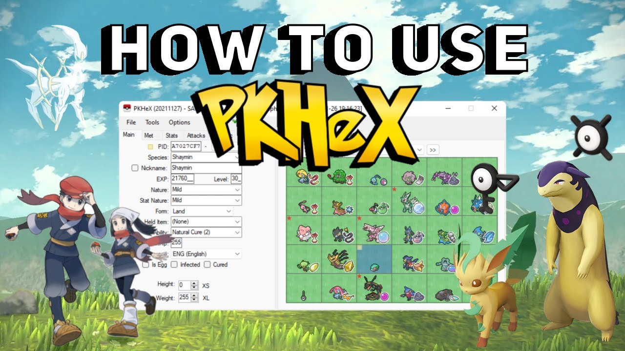 How To Use PKHeX - Official Tutorial (2022) Sword/Shield/BDSP/Legends Arceus