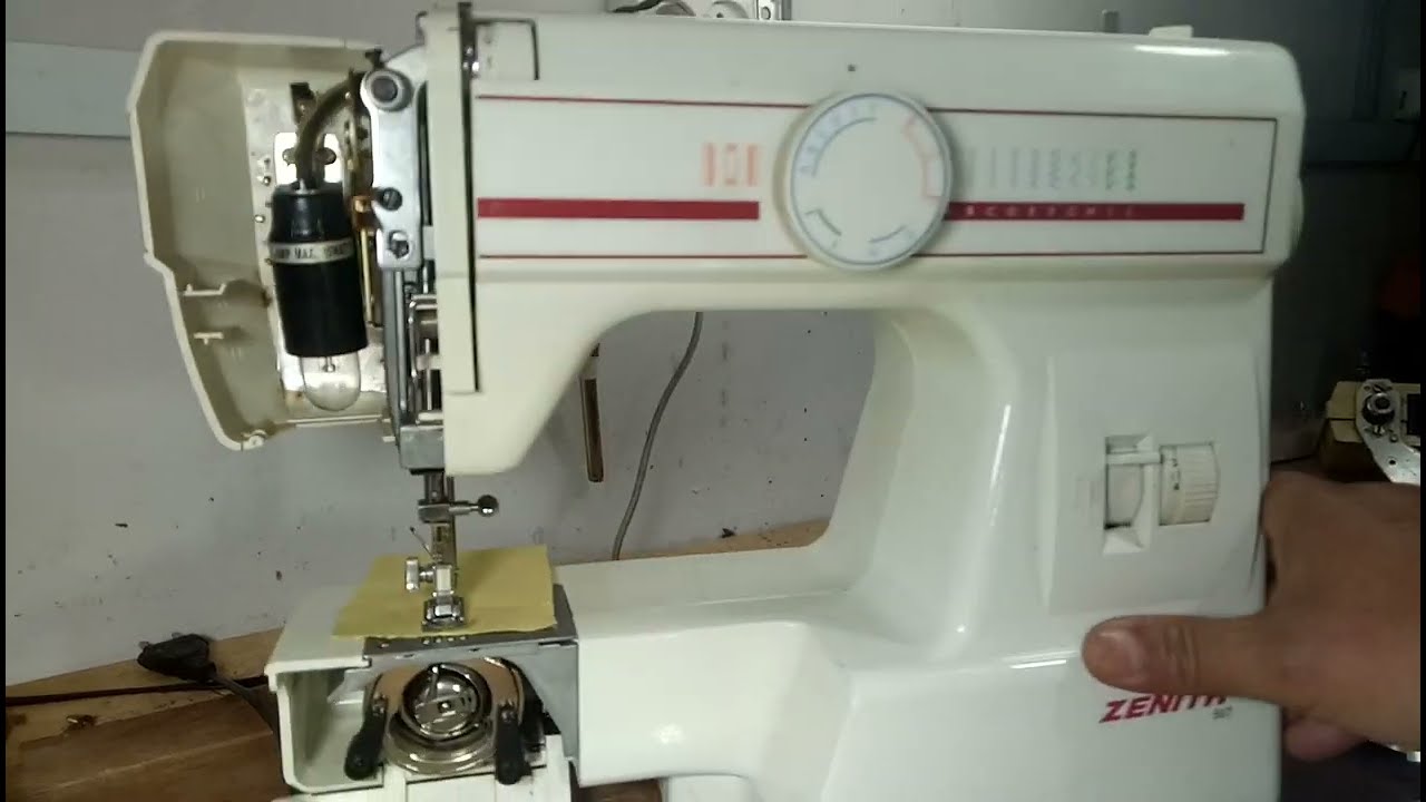 ZENITH'507'problème  les dents de la machine à coudre