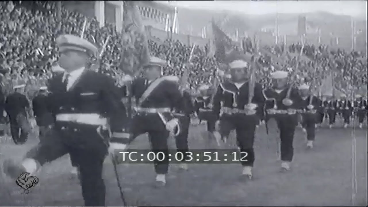 Desfile Cívico-Militar de Bolivia en la posesión de Rene Barrientos Ortuño (1966).