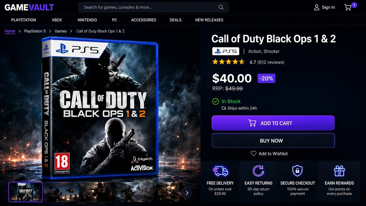 Развод с портами Black Ops 1 и Black Ops 2!
