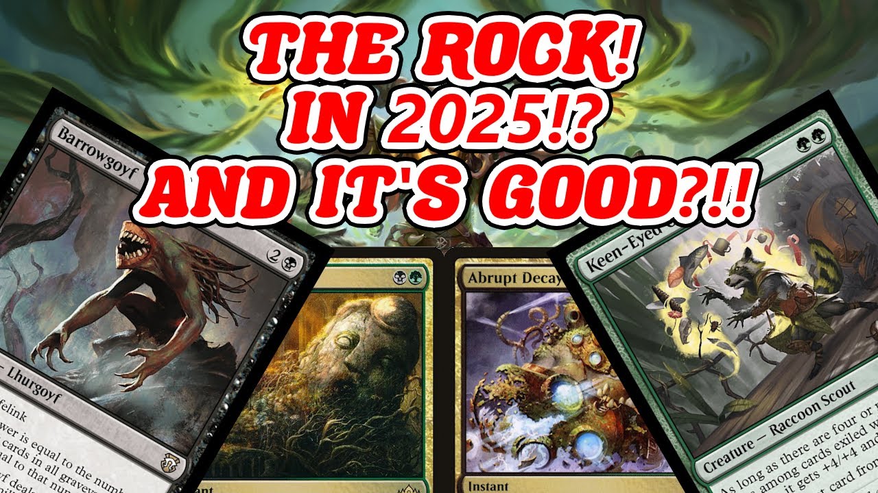 THE ROCK! IN 2025!? AND IT'S GOOD?!! Legacy Golgari classic midrange goodness MTG