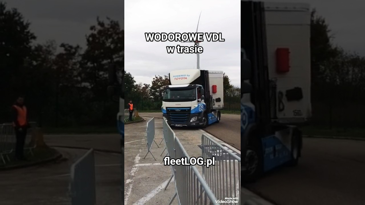Wodorowe VDL w Toyota Parts Centre Europe #shorts #fleetlog