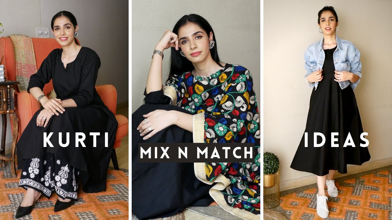 Latest Kurti Designs | Give Old Kurtis a new look WITHOUT SHOPPING!! Minimalist Wardrobe Part 4