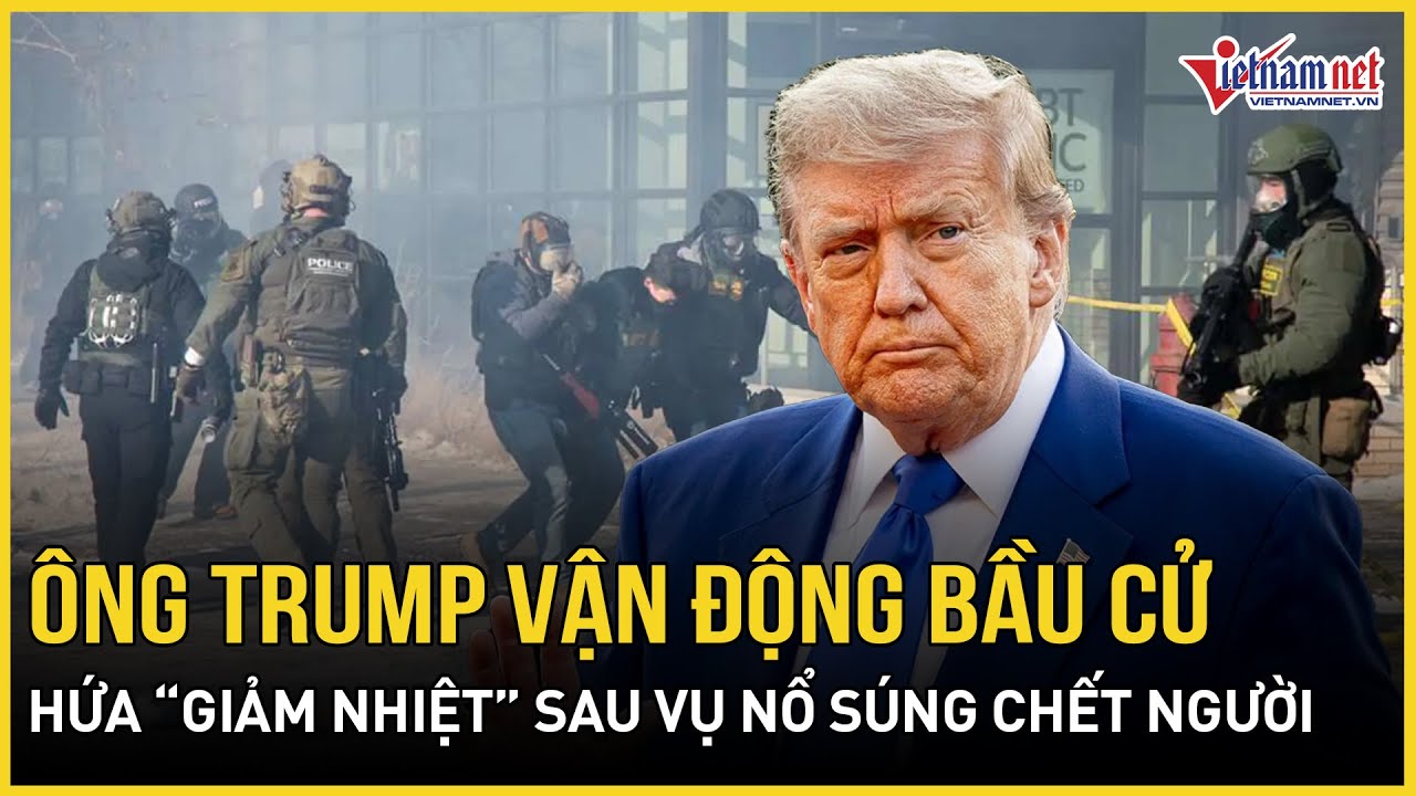 Ông Trump khởi động kêu gọi bầu cử giữa kỳ, cam kết tìm cách “giảm nhiệt” sau vụ nổ súng chết người