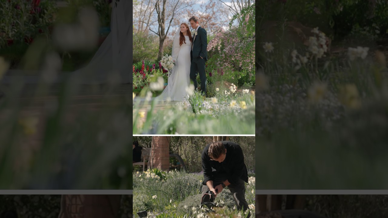 Gotta have that depth 😮&zwj;💨 #weddingvideography #wedding #weddingfilmmaking #weddingdress
