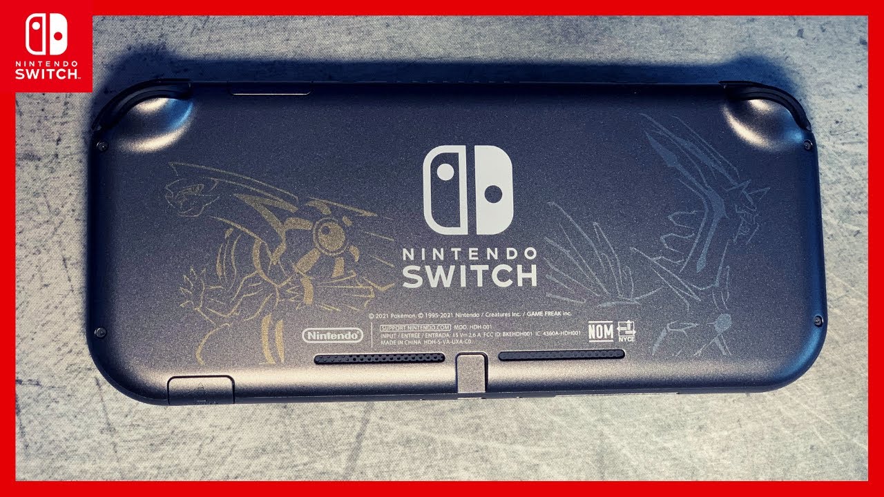This is the NEW Pokemon Switch Lite! (Dialga & Palkia Edition)