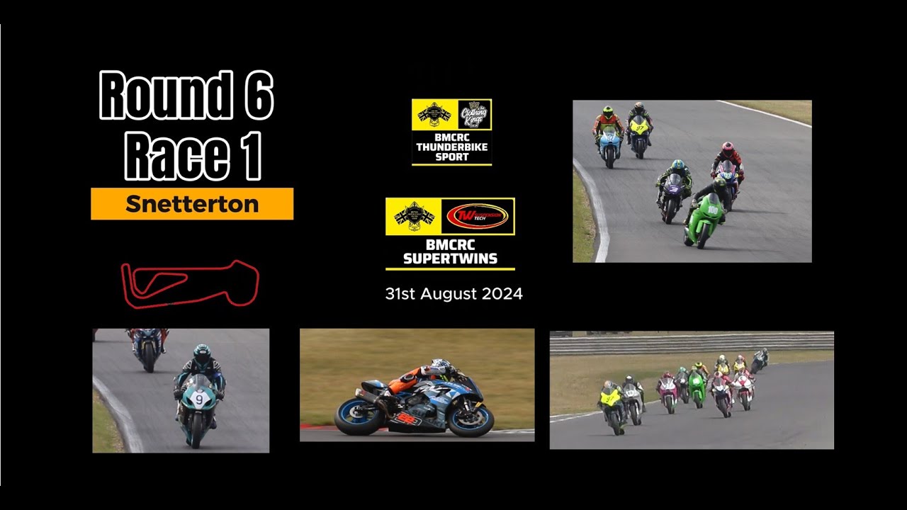 Bemsee Snetterton Race 5 Saturday BMCRC Thunderbike Sport and Supertwins 31st August 2024
