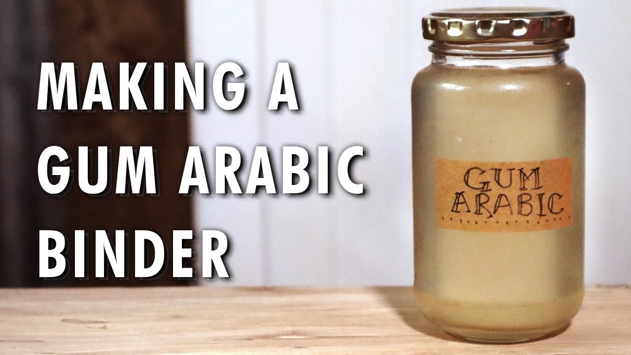 Making a Gum Arabic Binder for Water Colour Paints