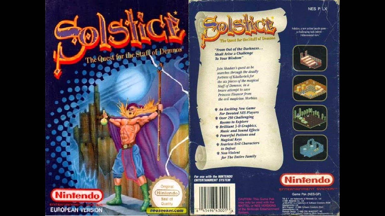Solstice - NES 1990 - Retrogaming Italia - Gameplay di Wasabi