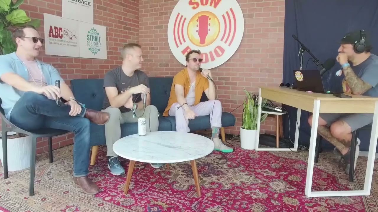 Backstage at the Austin City Limits Music Festival with Revivalists