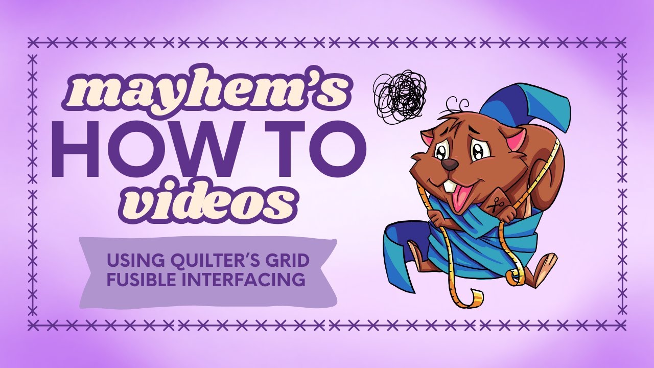 How to use Quilter's Grid Fusible Interfacing