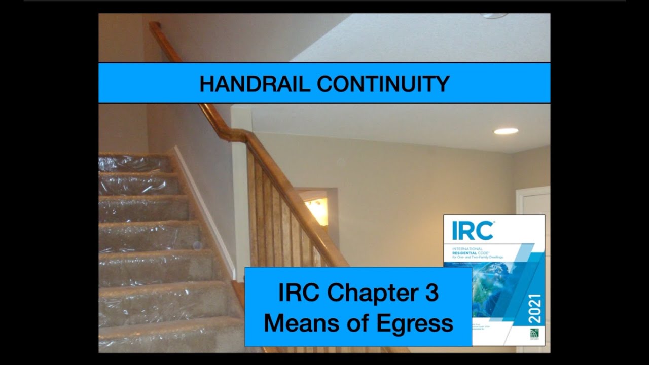 Building Codes for Continuous Handrails