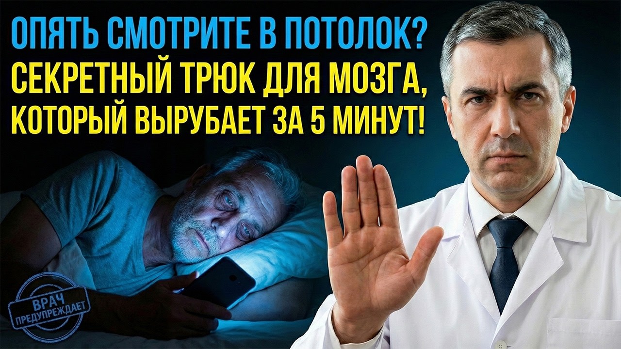 НИКОГДА НЕ ДЕЛАЙТЕ ЭТО ДНЕМ, ИНАЧЕ БЕССОННИЦА ВАС ДОКОНАЕТ! ❌💀 ВСЯ ПРАВДА ОТ ВРАЧА! 👨‍⚕️