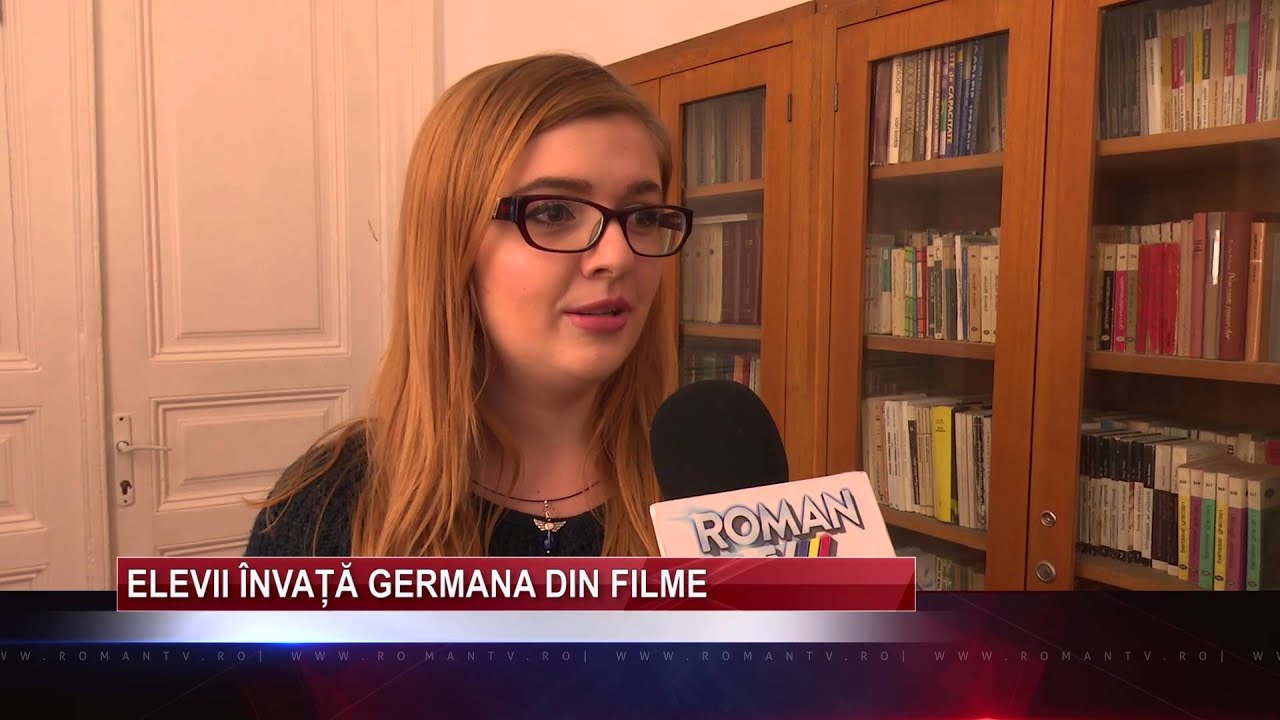 Elevii învață limba germană din filme