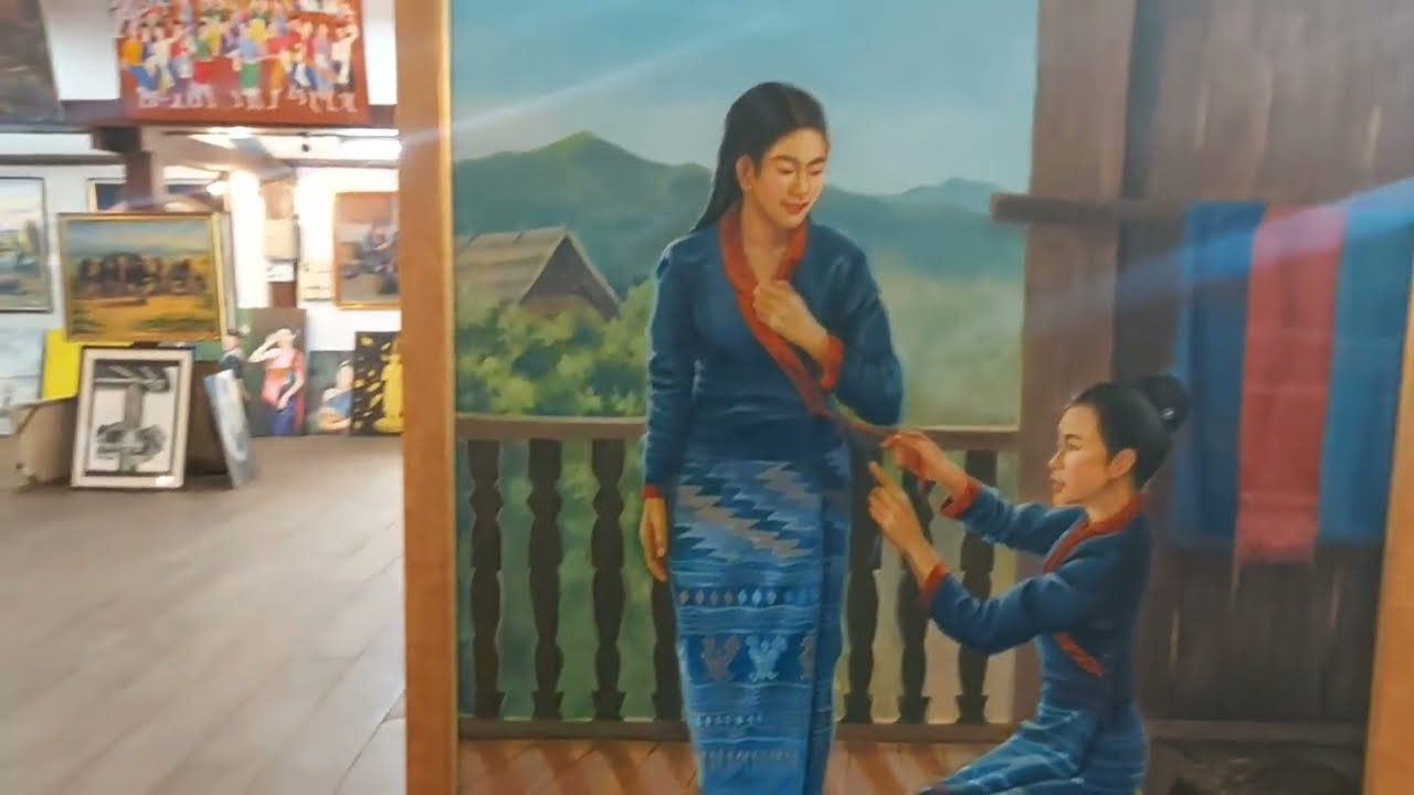 시간이 멈춘 마을, 그림 속 라오스 산책