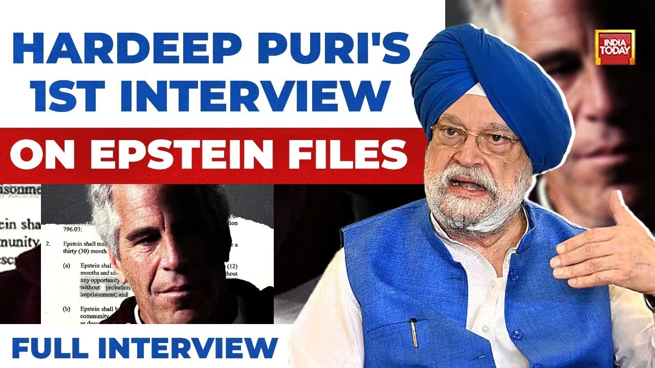 Hardeep Singh Puri Exclusive Over Rahul's Epstein Files Allegations | Rahul Vs Puri | India Today