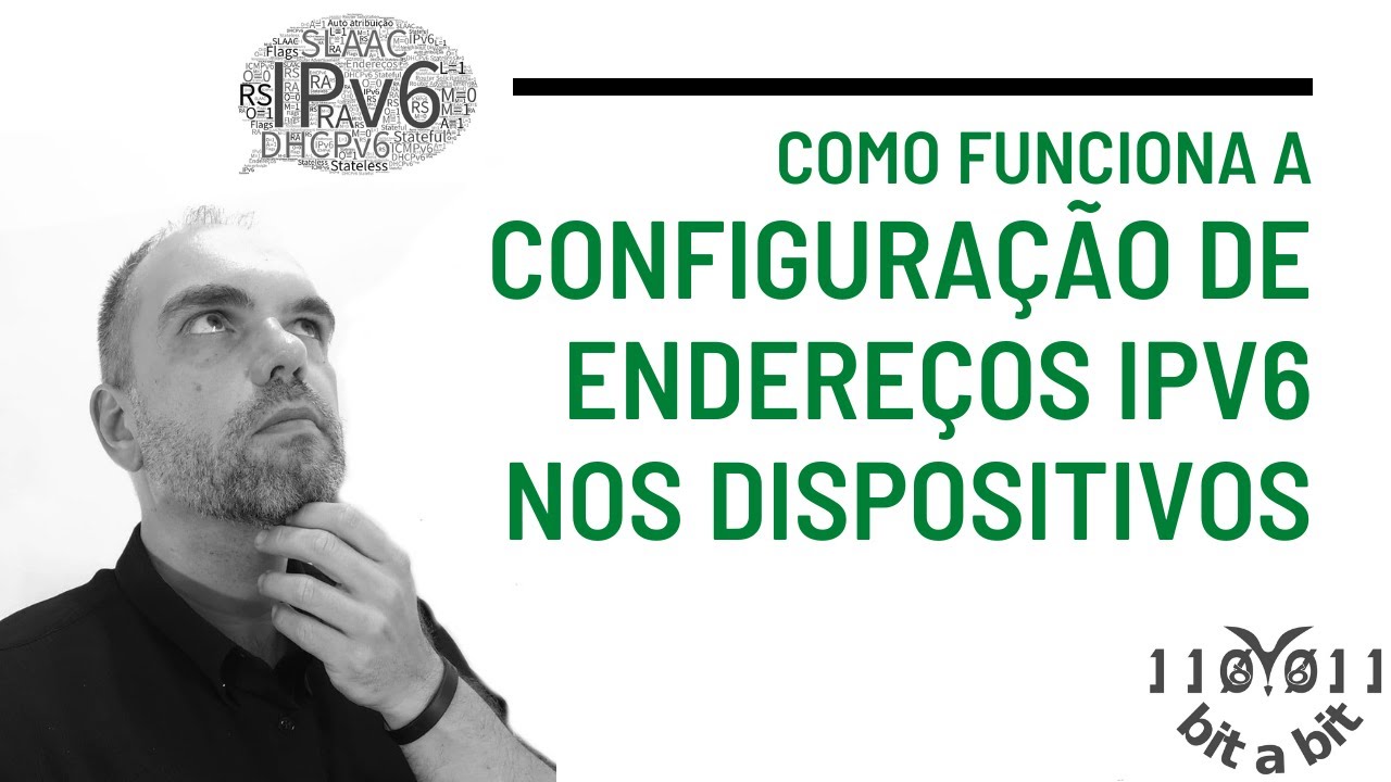 Como funciona a configuração de endereços IPv6 nos dispositivos.