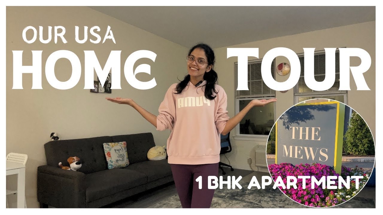 Our 1 BHK apartment in USA| Home Tour | New Jersey Apartment