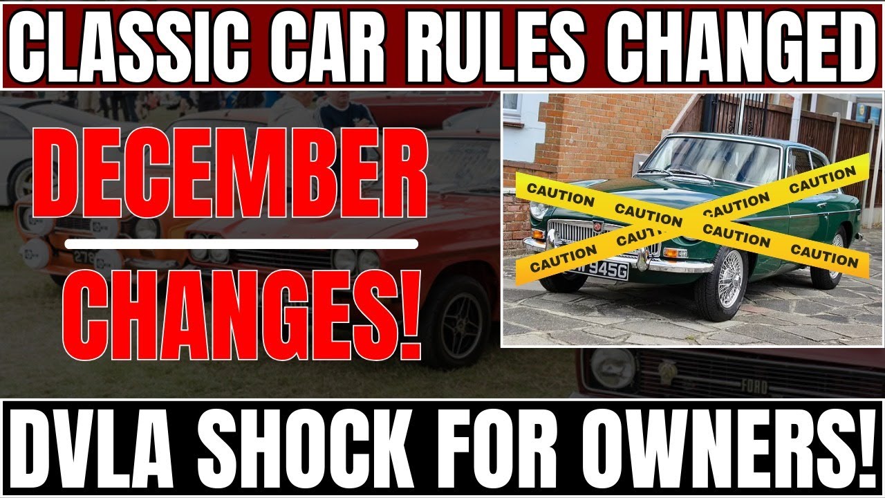 📢 Classic Car Owners Alert: DVLA Rule Changes Coming in December 2025!
