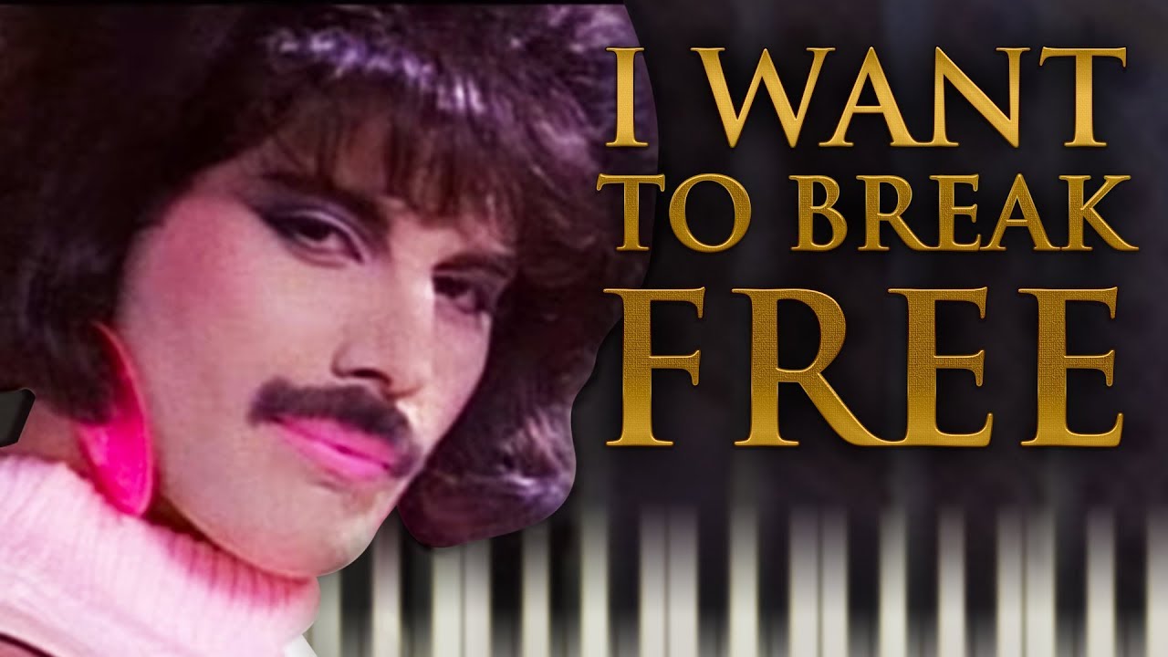 Queen - I Want to Break Free - Piano Tutorial