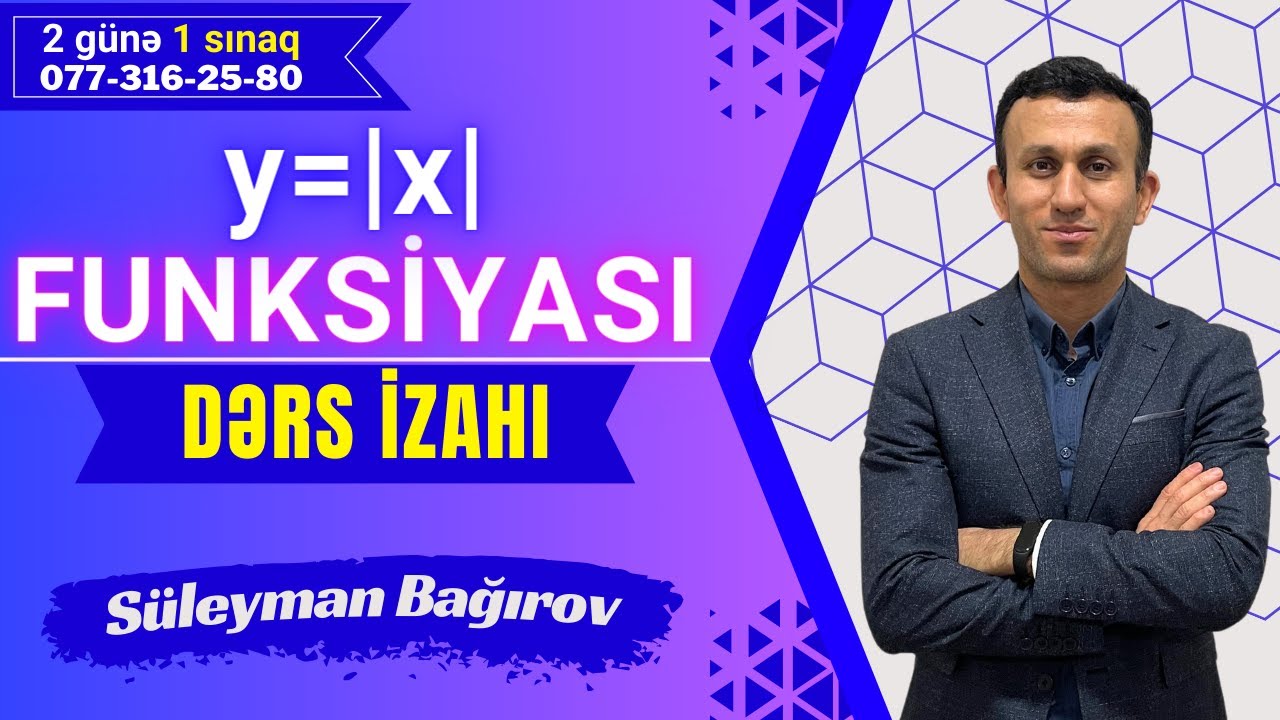 y=|x| funksiyası