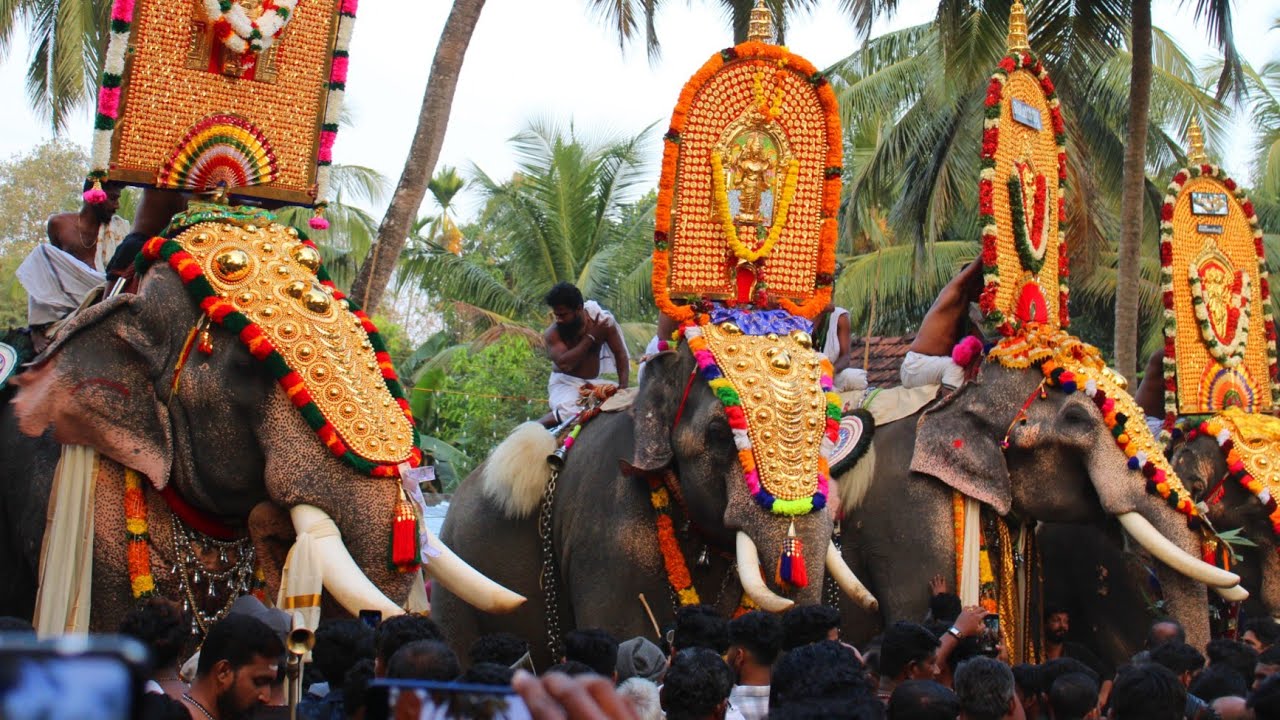 കേശവനോടും കൊടുമുടിയോടും മുട്ടുന്ന ഗണപതി🔥 | ചൂണ്ടൽ മേലേക്കാവ് പൂരം 2023 | Choondal melekkavu pooram