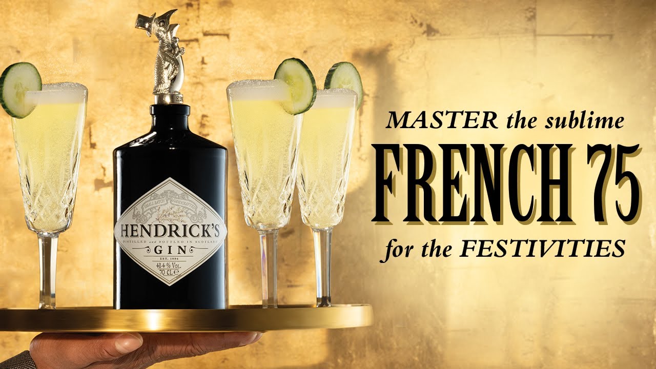 The curious secret of the refreshingly festive HENDRICK'S Gin French 75 cocktail