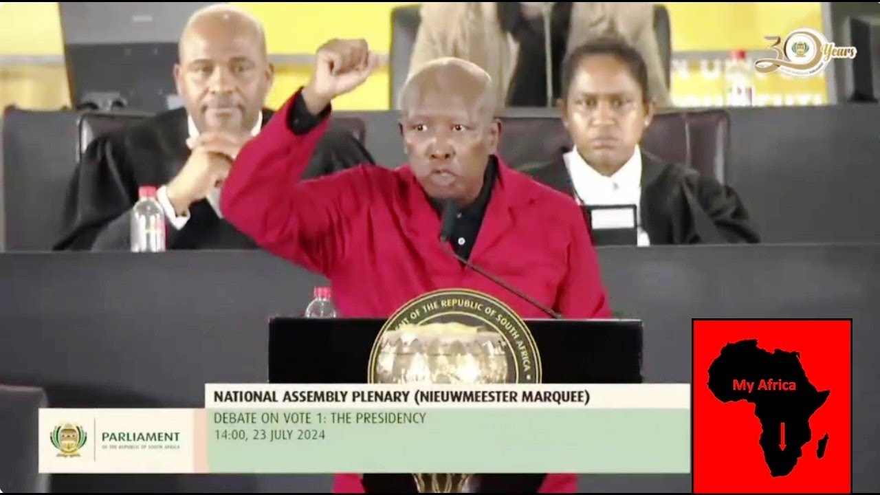 Julius Malema Hitting Back At Ramaphosa - 