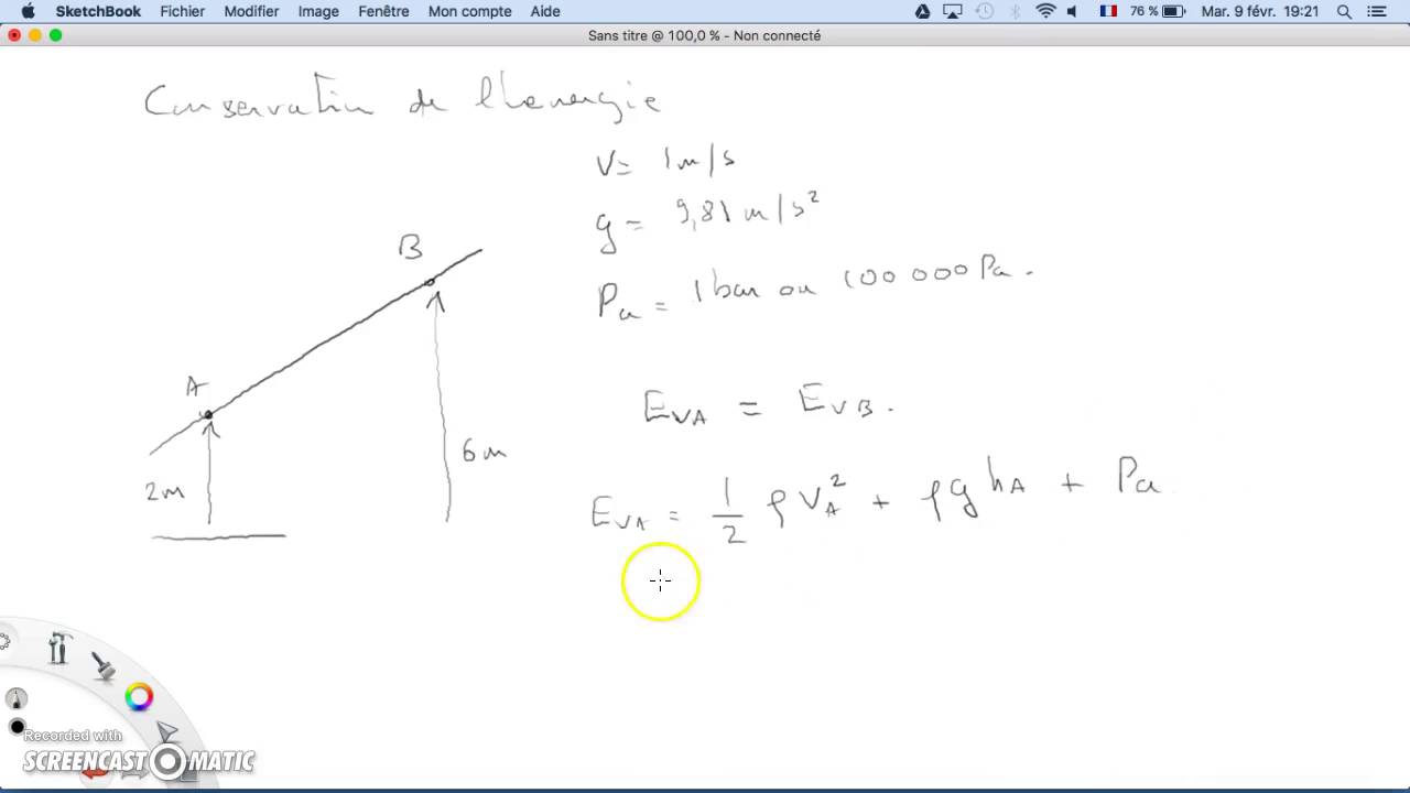 Physique Bernoulli simplifié