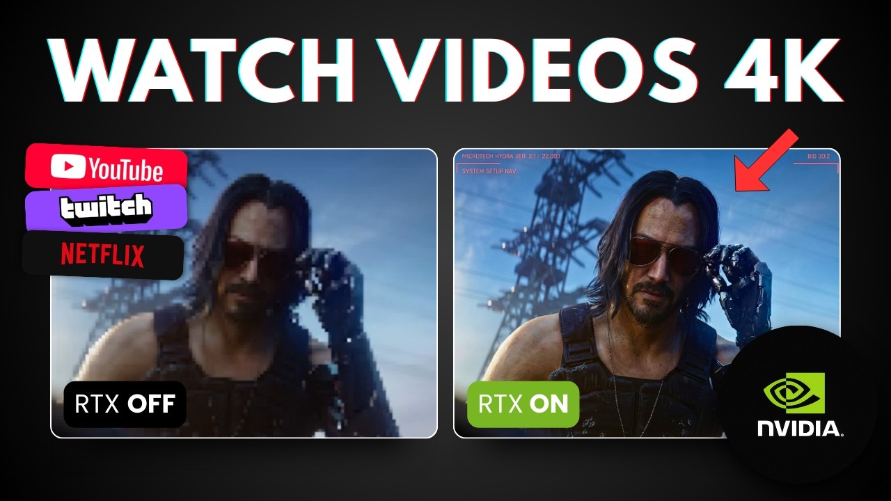 How to Enable NVIDIA VSR to Upscale YouTube Videos to 4K