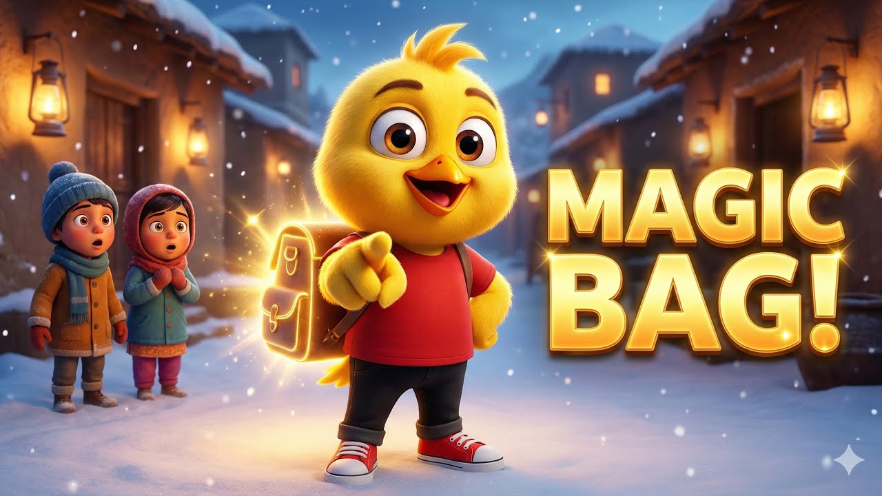 Yellow Chick & Magic Bag✨ Winter Adventure❄️✨