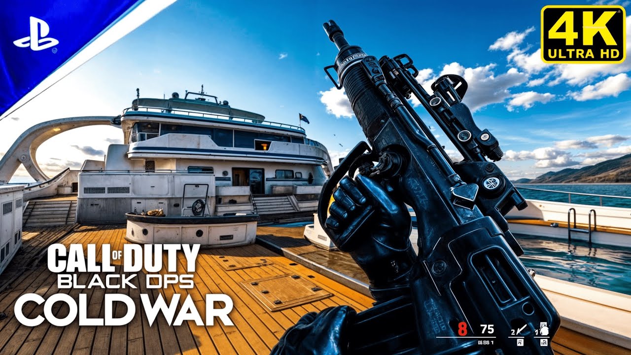 Call of Duty Black Ops Cold War Multiplayer PS5 Gameplay FFAR1 Weapon 4K