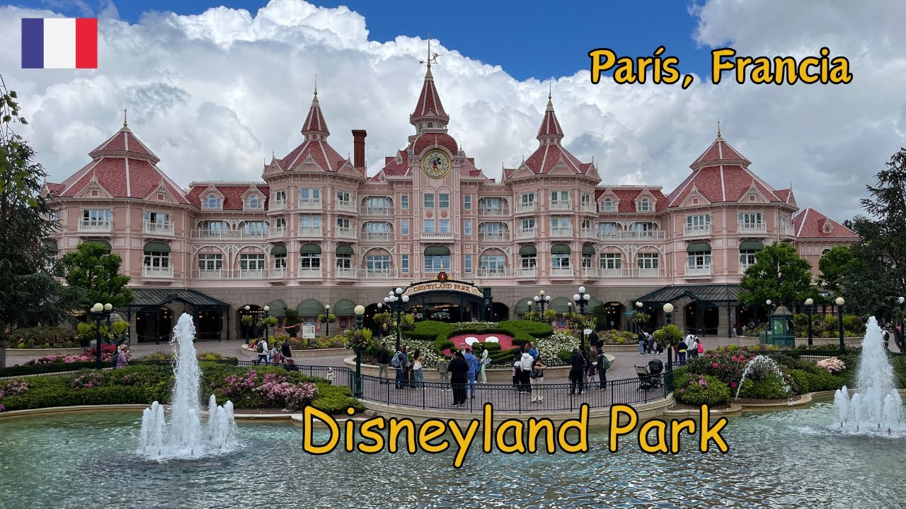 [4K] 🇫🇷 París, Francia | Disneyland Park 🏰✨| Disneyland París | Walking Tour