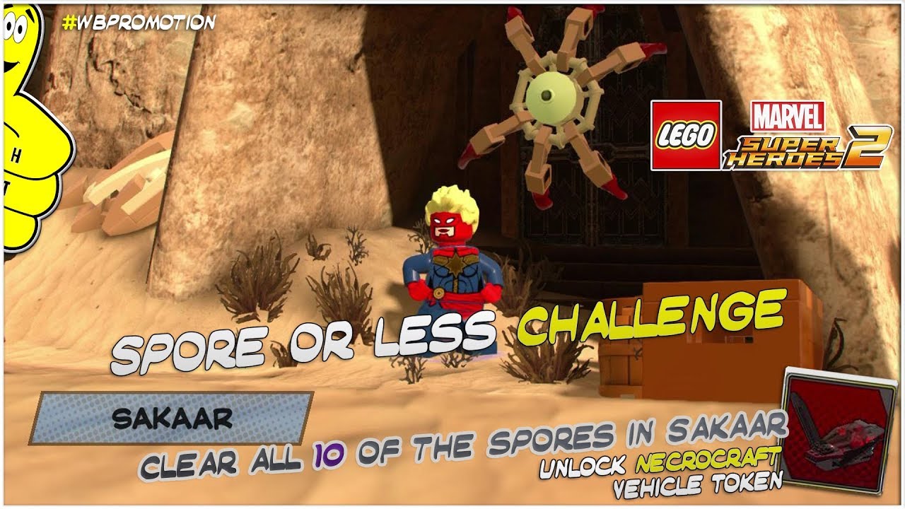 Lego Marvel Superheroes 2: Spore Or Less Challenge — HTG