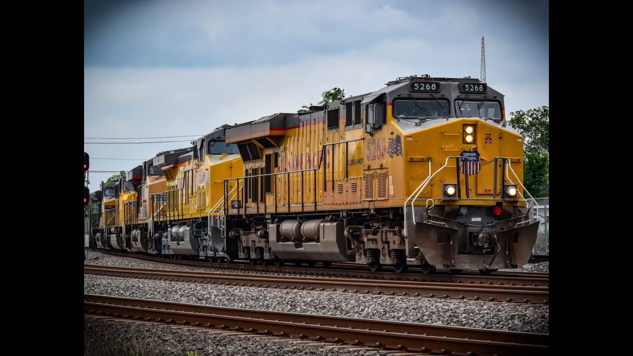6 Locomotives!  Union Pacific brings the power!  (Tower 26)