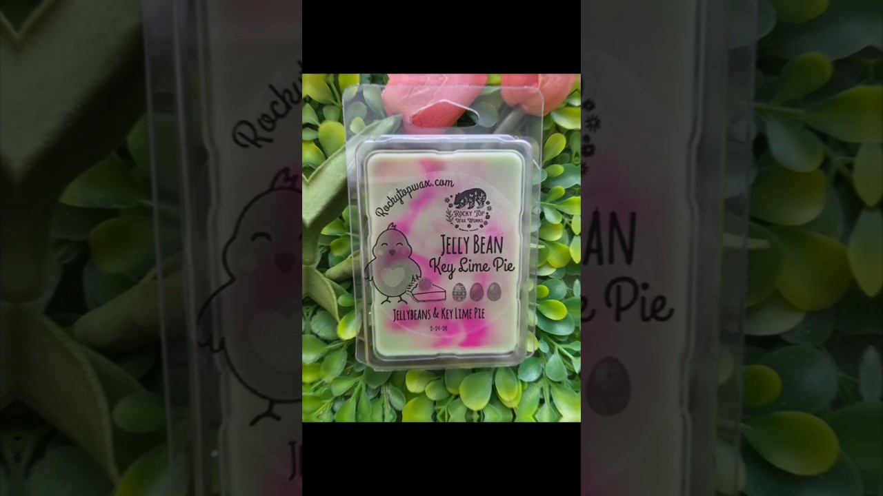 New Wax ! Jellybean Key lime pie. Smells like a Key lime pie with (mostly cherry) Rockytopwax.com