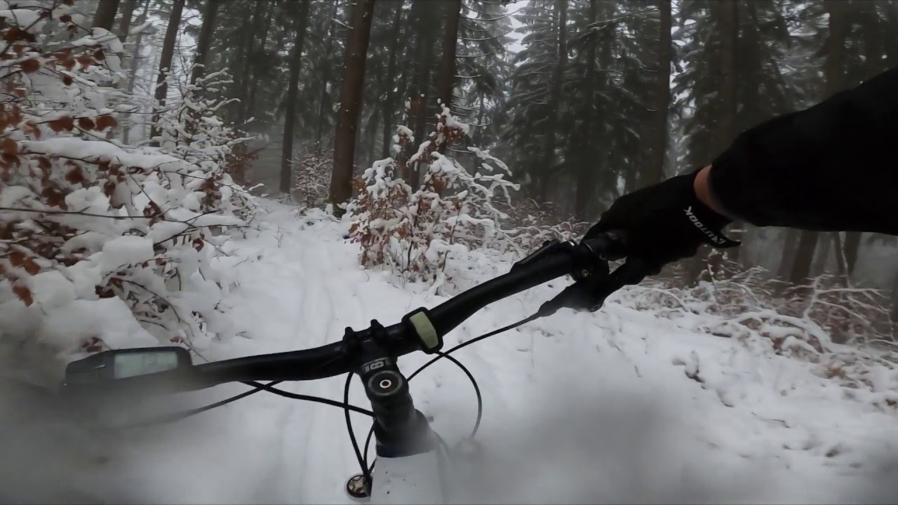 MTB Trail Schopfheim, Hohe Möhr Downhill im Schnee