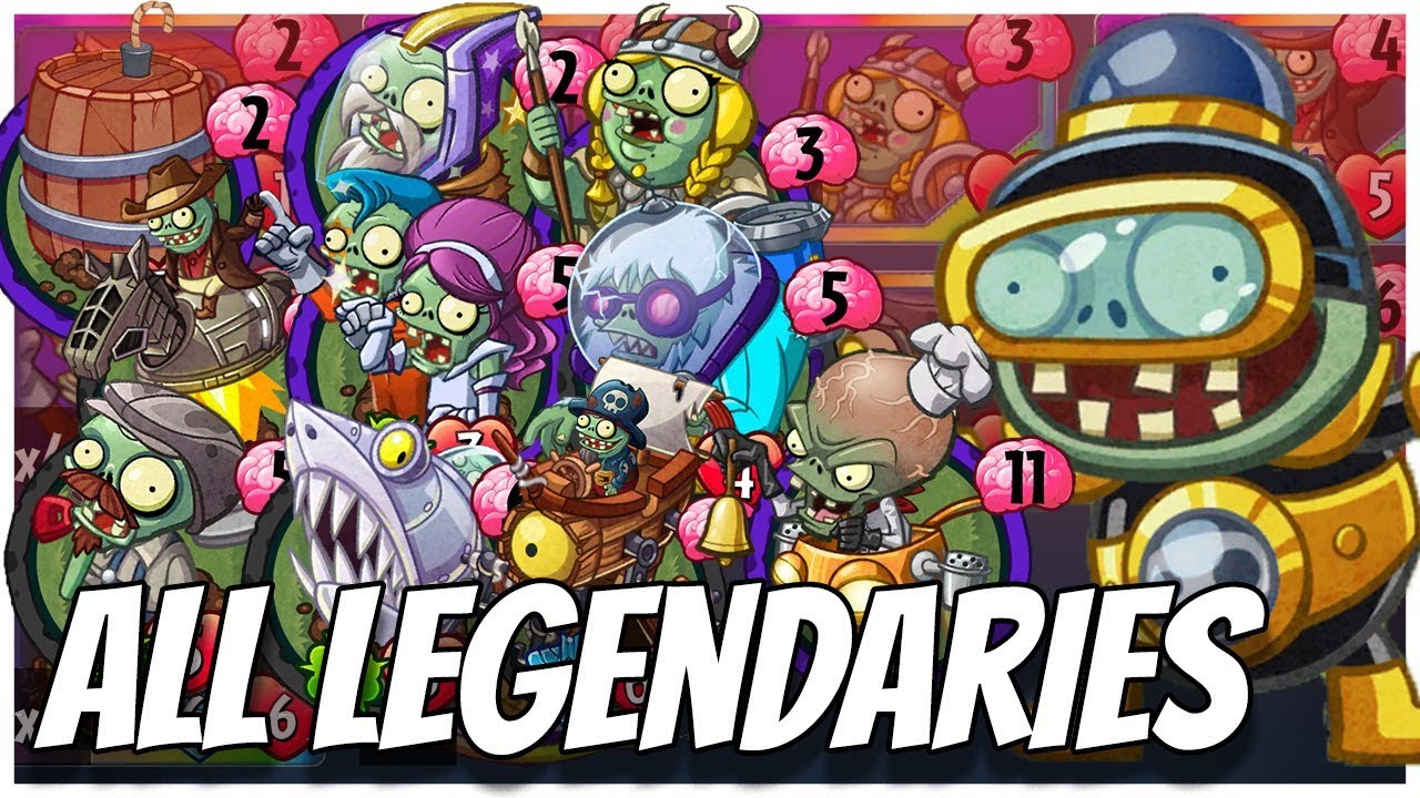 ALL Legendary Cards Challenge - Impfinity Strategy Deck| Plants vs Zombies Heroes Gameplay (6/22)