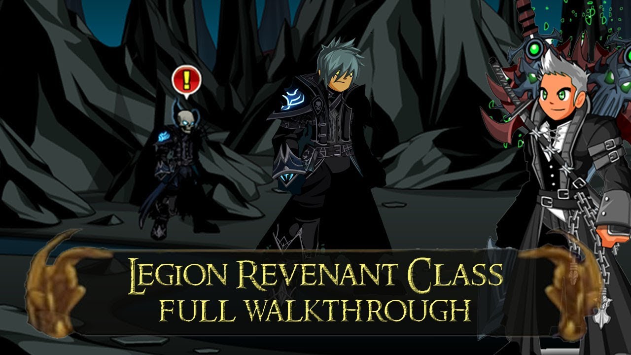 AQW How to get Legion Revenant Class! Full Walkthrough | Legion Revenant Quests /join revenant